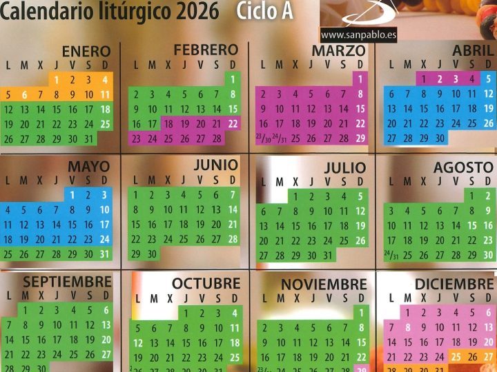 Sipnosis de horarios para el año 2026